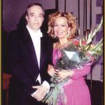 With Ana Maria Gonzalez, 1991.